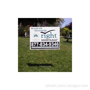 Corrugated Plastic Yard Sign